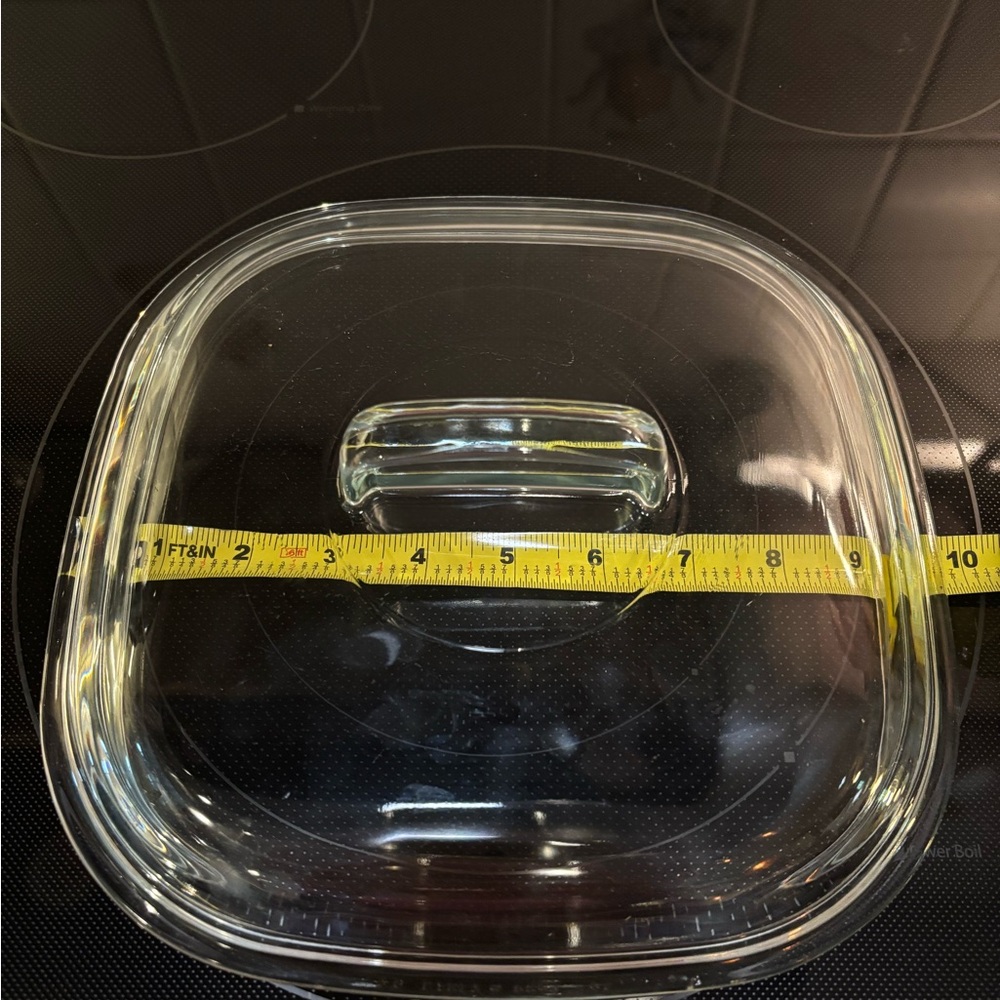 2.5qt Corningware “Simply Lite” Clear Glass Cookware Lid (Pyrex 680C)